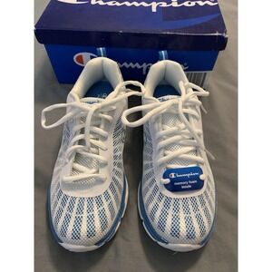 NEW IN BOX Champion Speed Vitesse Sneakers White/Blue Shoes Men's Size 8
